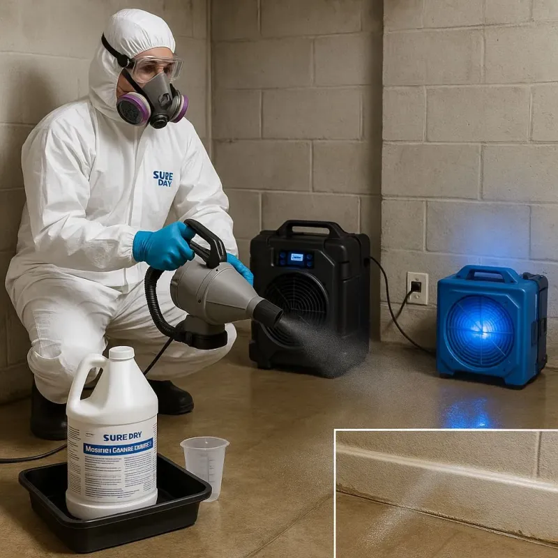 Sanitization and Odor Removal process in Glendale, OH
