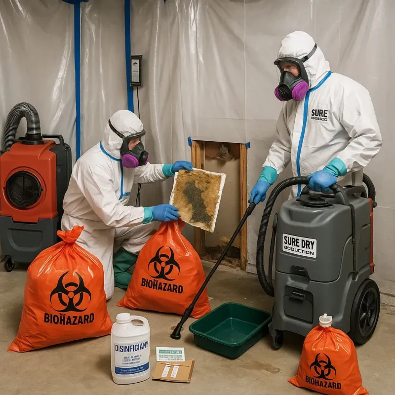 Contaminated Water Handling Protocols process in Glendale, OH